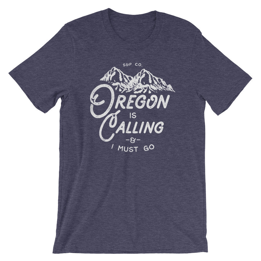Oregon Is Calling And I Must Go Unisex Shirt - Oregon Shirt, Oregon Gifts, Oregon State Shirt, Portland Shirt, Oregon Coast - Stag & Peach Co