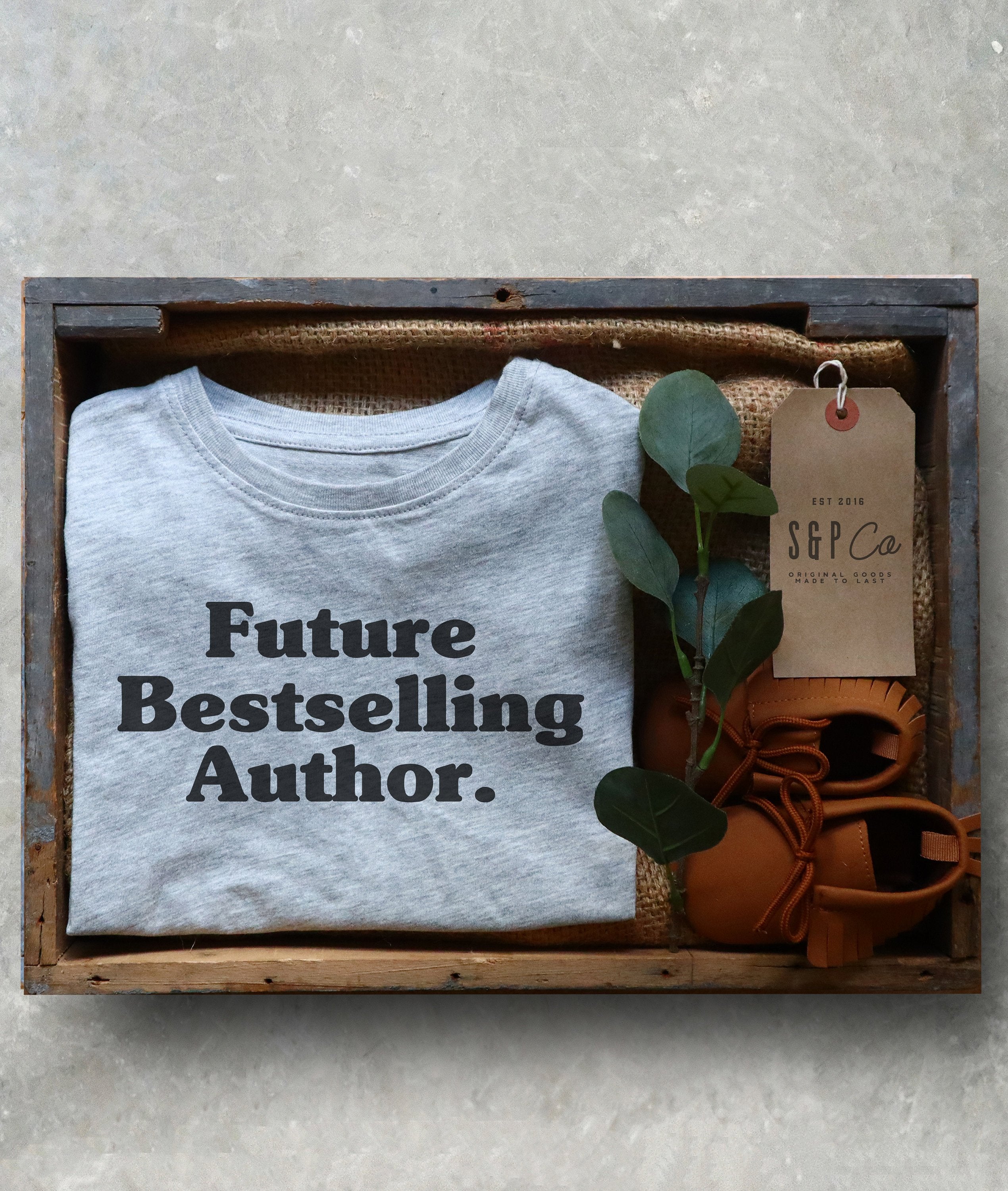 Future Bestselling Author Kids Shirt - Author Kids Shirt, Future Author Shirt, Writer Shirt, Author Gift, Writer Toddler Tee, Writing Shirt - Stag & Peach Co