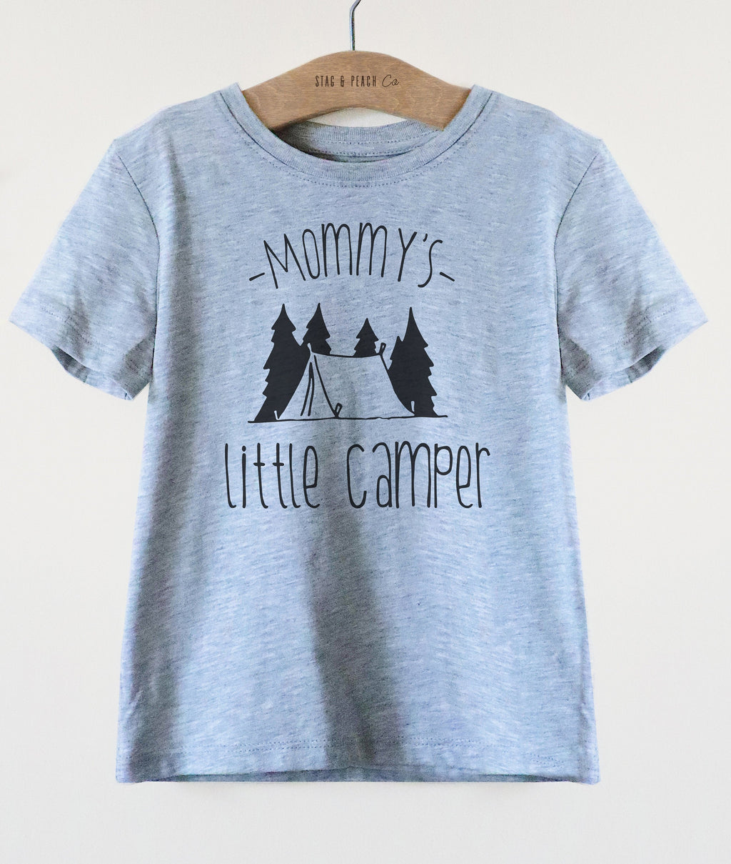 Mommy's Little Camper Kids Shirt - Camping Shirt, Happy Camper, Kids Camping Shirt, Adventure Shirt, Camping Toddler Shirt, Camp Shirt - Stag & Peach Co