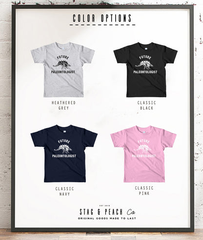 Future Paleontologist Kids Shirt-Dinosaur Shirt, Paleontology Shirt, Dinosaur Toddler Shirt, Dinosaurus Shirt, Palaeontology Gift, Youth Tee