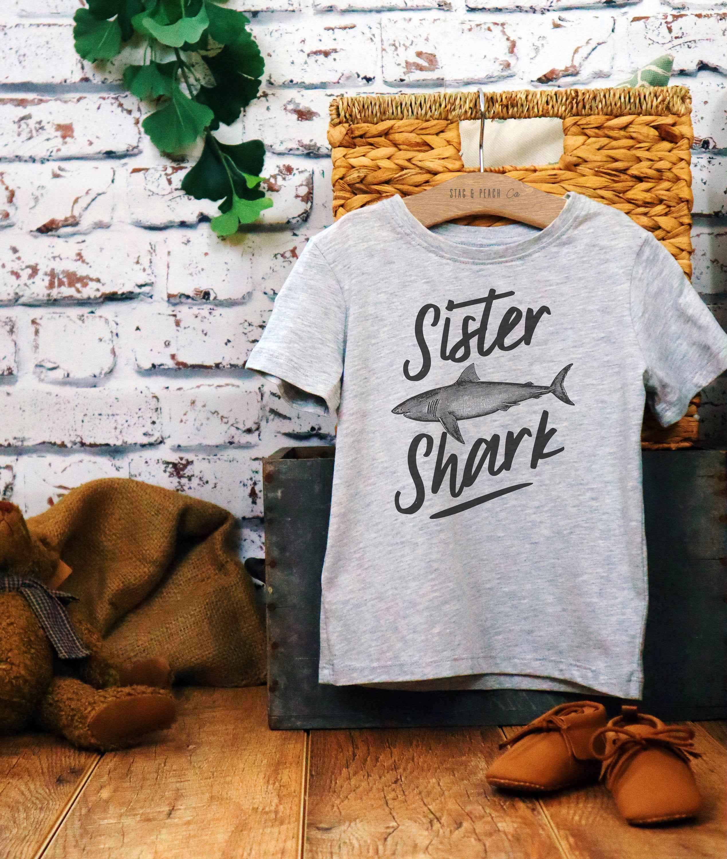 Sister Shark Kids Shirt