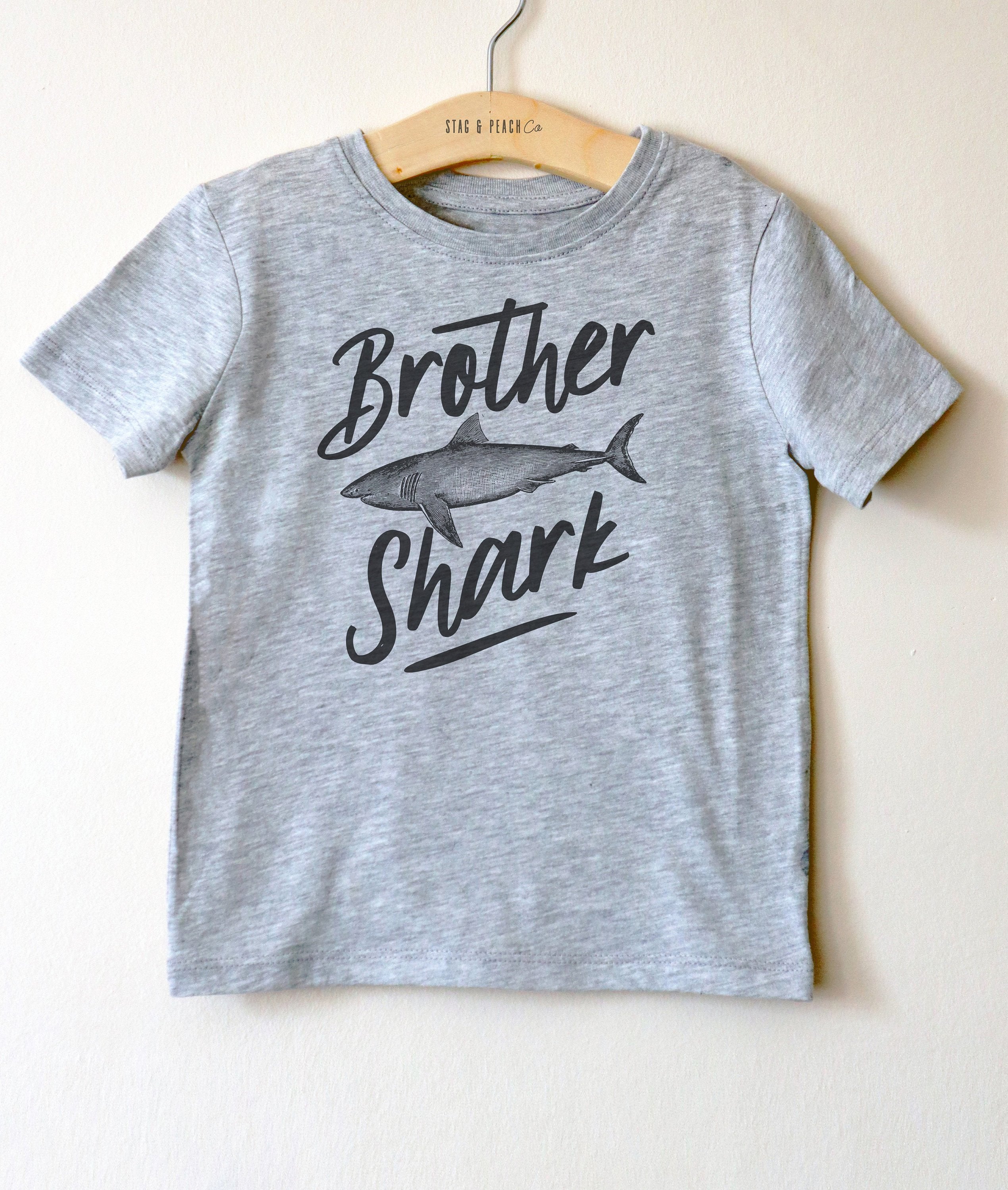 Brother Shark Kids Shirt - Stag & Peach Co