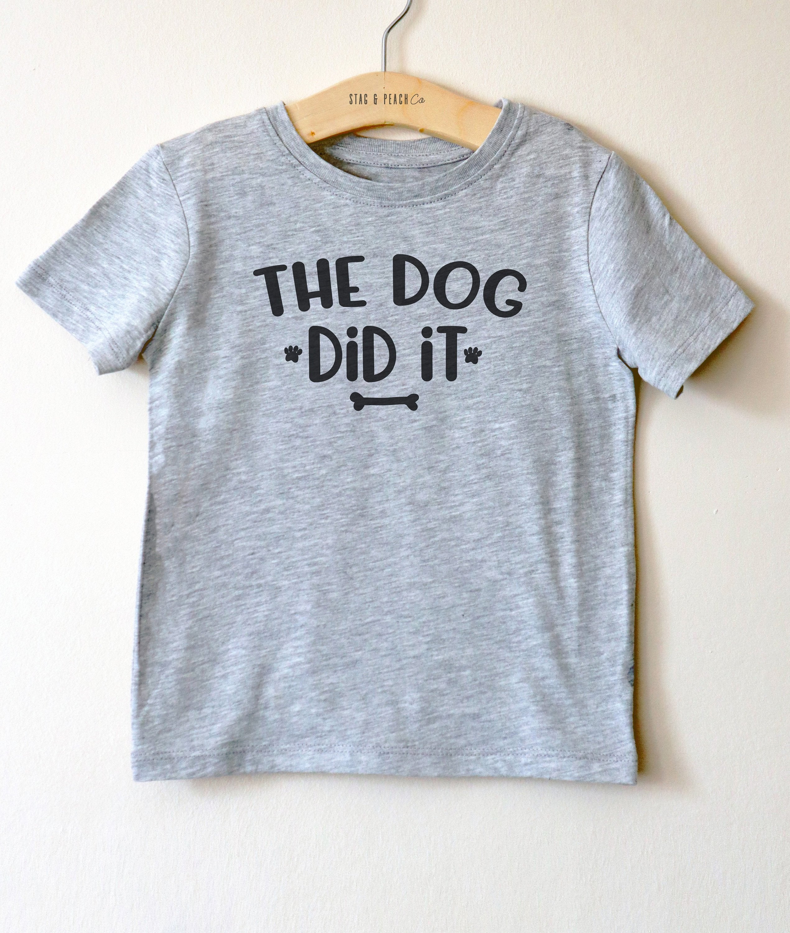 The Dog Did It Kids Shirt - Dog - Stag & Peach Co