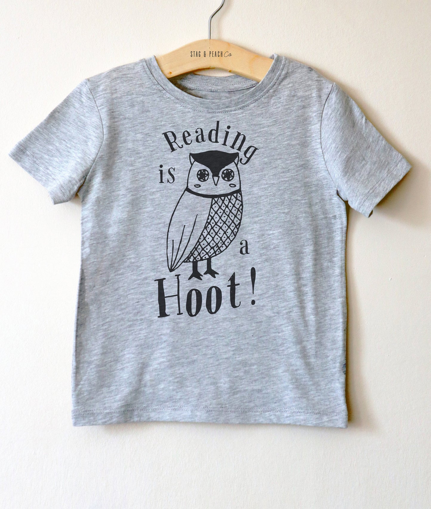 Reading Is A Hoot Kids Shirt - Reading Shirts Kids, Kids Literary Gifts, Reader Gift, Owl Shirt Kids, Bookworm Kids Shirts, Librarian Shirt