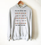 You Can Never Have Too Many Guitars Hoodie - Guitar Hoodie, Guitar Shirt, Bass Guitar shirt, Bass Guitarist, Bass Player, Funny Bass Guitar - Stag & Peach Co