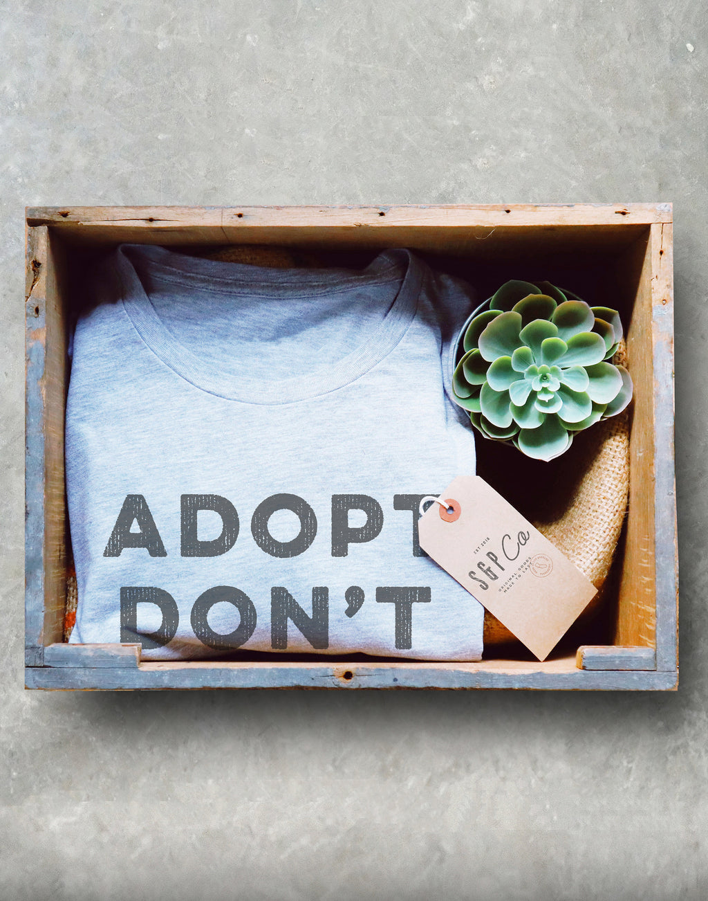 Adopt Don't Shop Unisex Shirt - Stag & Peach Co