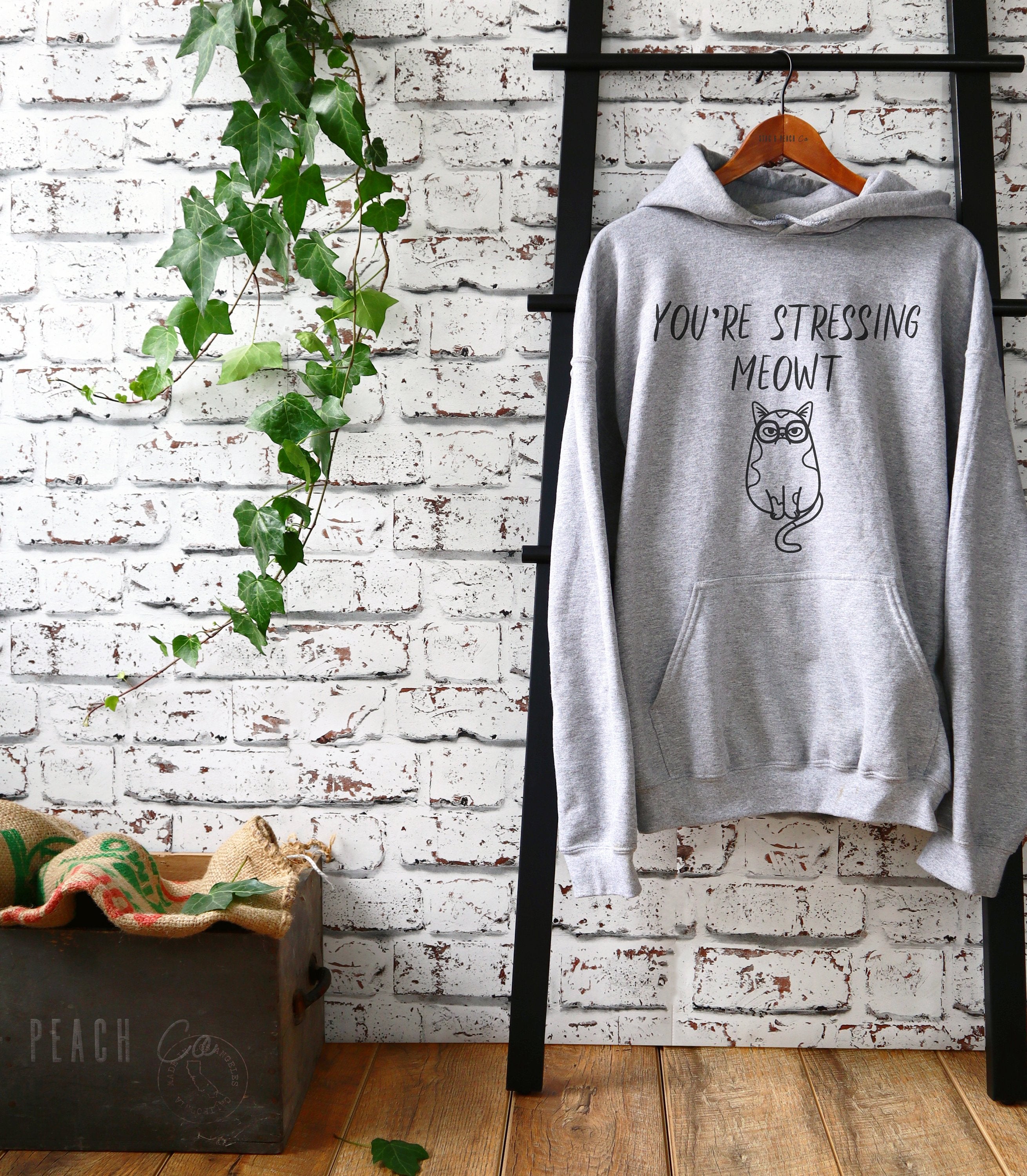 You’re Stressing Meowt Hoodie - Cat