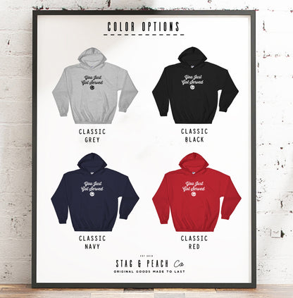 You Just Got Served Hoodie - Tennis Gifts, Tennis T-Shirt, Tennis Coach Gift, Table Tennis, Tennis Player Gift, Tennis Fan, Tennis Shirt