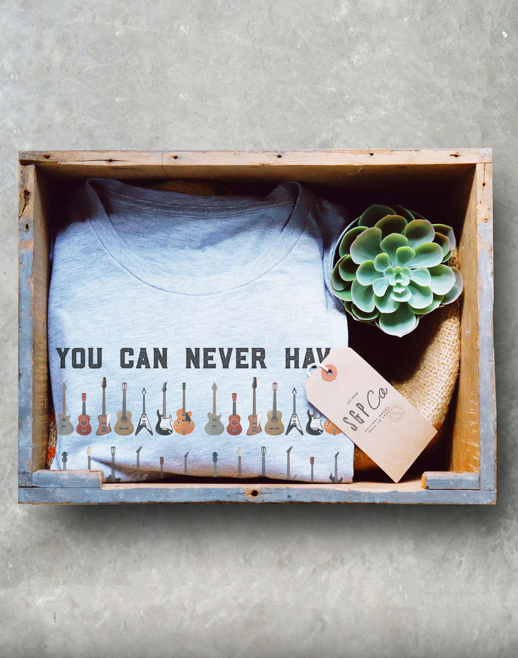 You Can Never Have Too Many Guitars Unisex Shirt - Guitar shirt, Bass Guitar shirt, Bass Guitarist, Bass Player, Funny Bass Guitar Shirt - Stag & Peach Co
