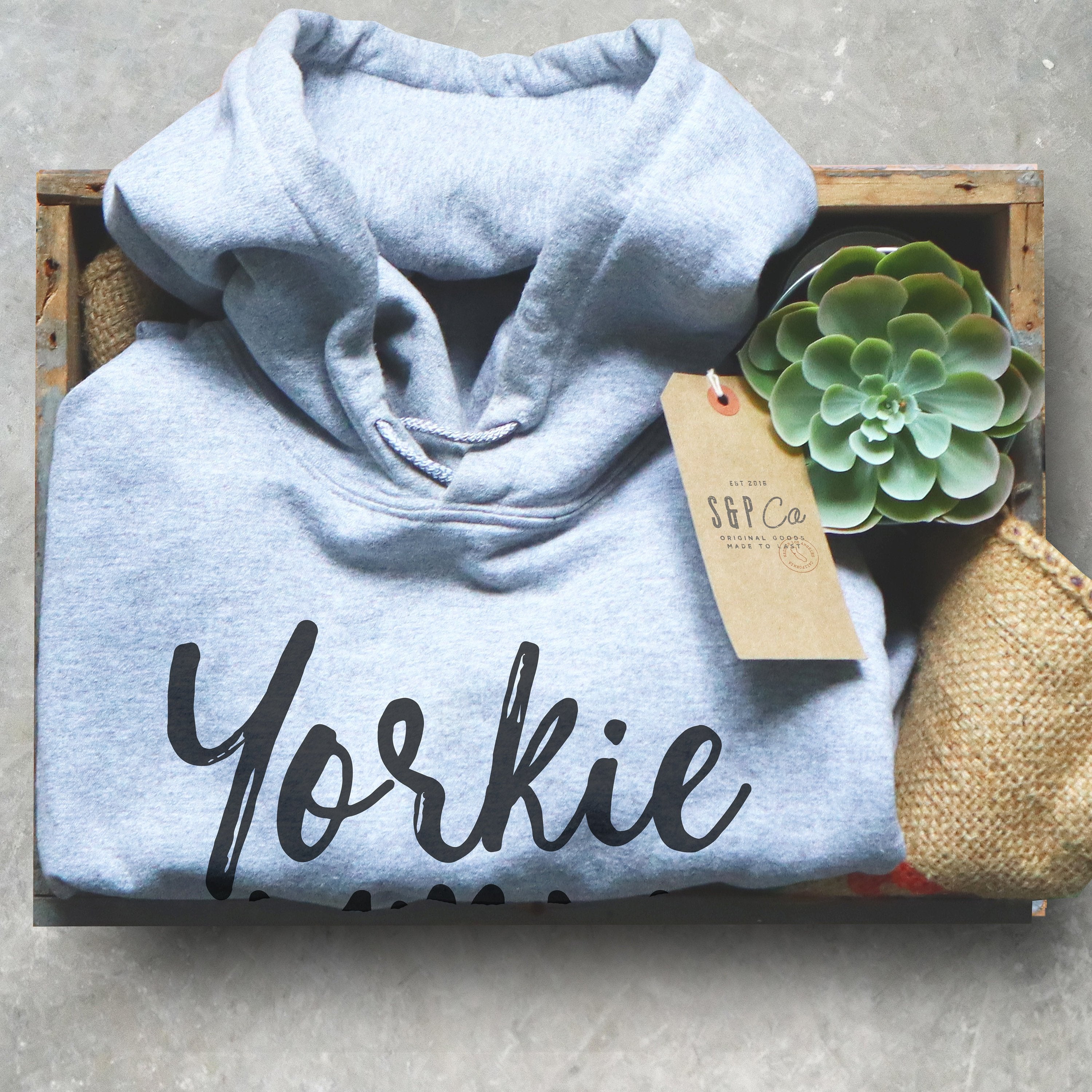 Yorkie Mom Hoodie - Yorkie Shirt, Yorkie Gifts, Yorkie Print, Yorkshire Terrier Gift, Yorkshire Terrier Shirt, Yorkie Owner - Stag & Peach Co