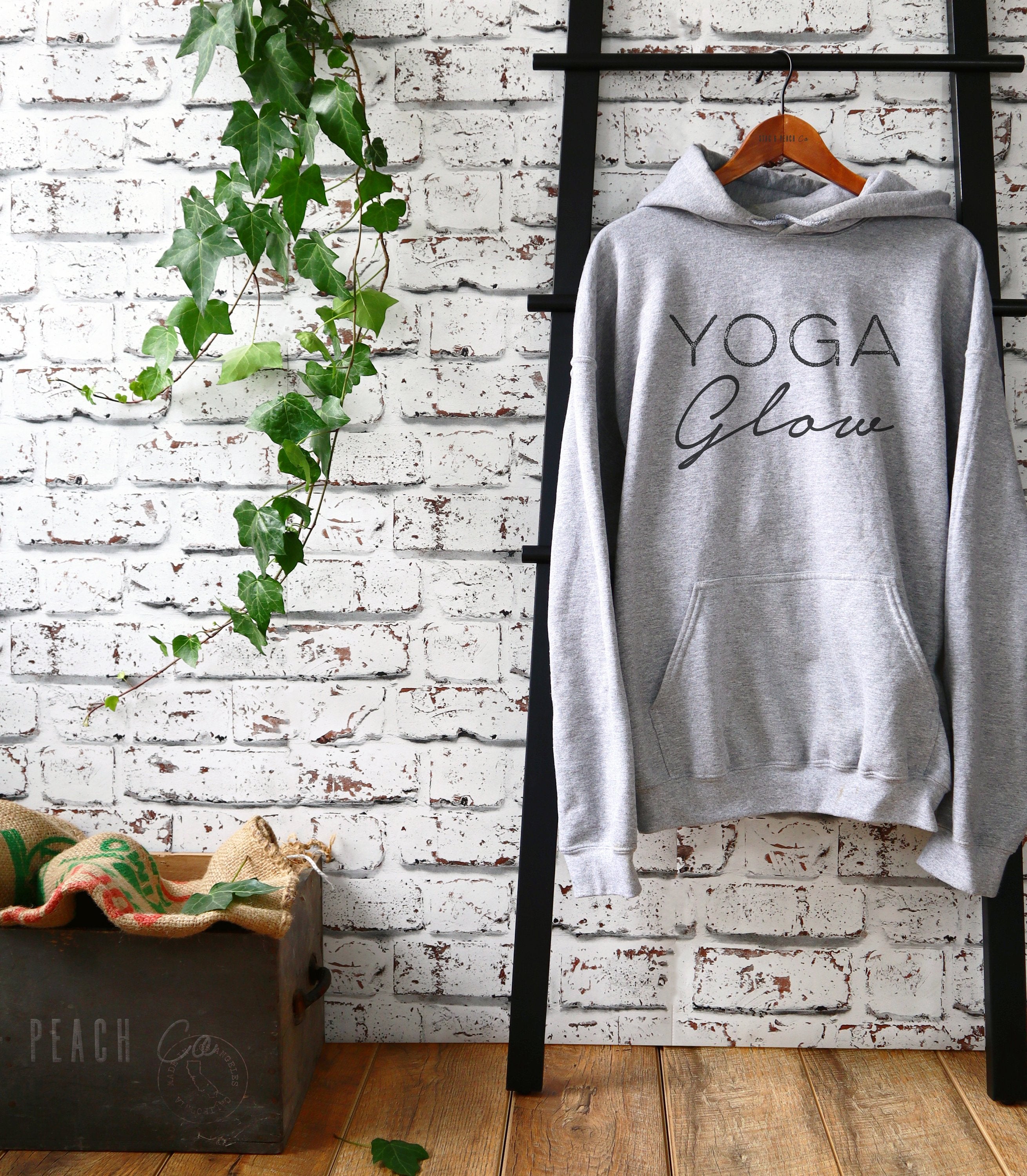 Yoga Glow Hoodie - Yoga Shirt, Zen Yoga Clothing, Yoga Workout Clothes, Yoga Wear, Yoga Clothes, Yoga T Shirts Funny