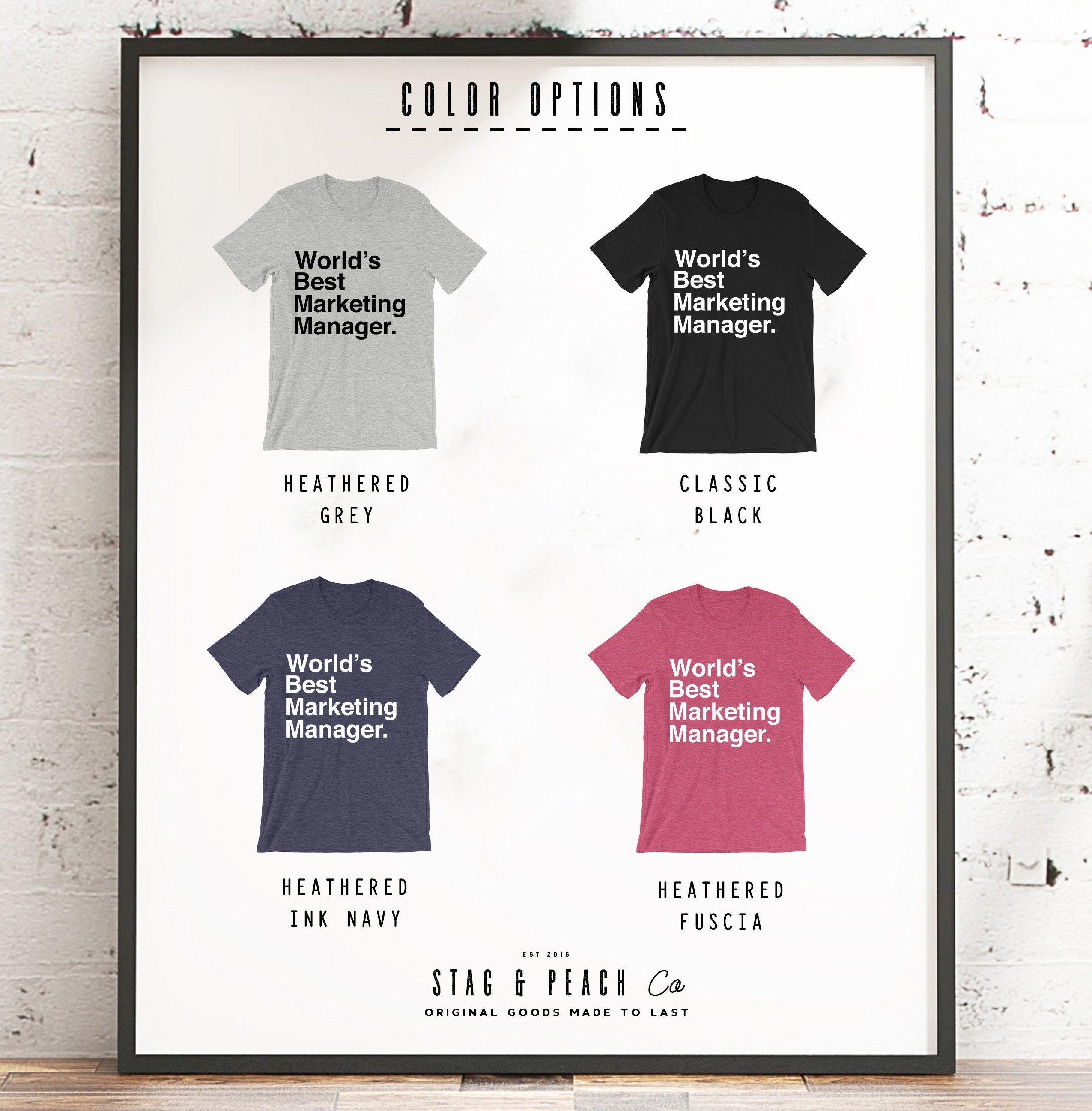 World’s Best Marketing Manager Unisex Shirt - Marketing Shirt, Marketing Gift, Realtor Marketing, Boss Shirt, Boss Lady, SEO, CEO Shirt
