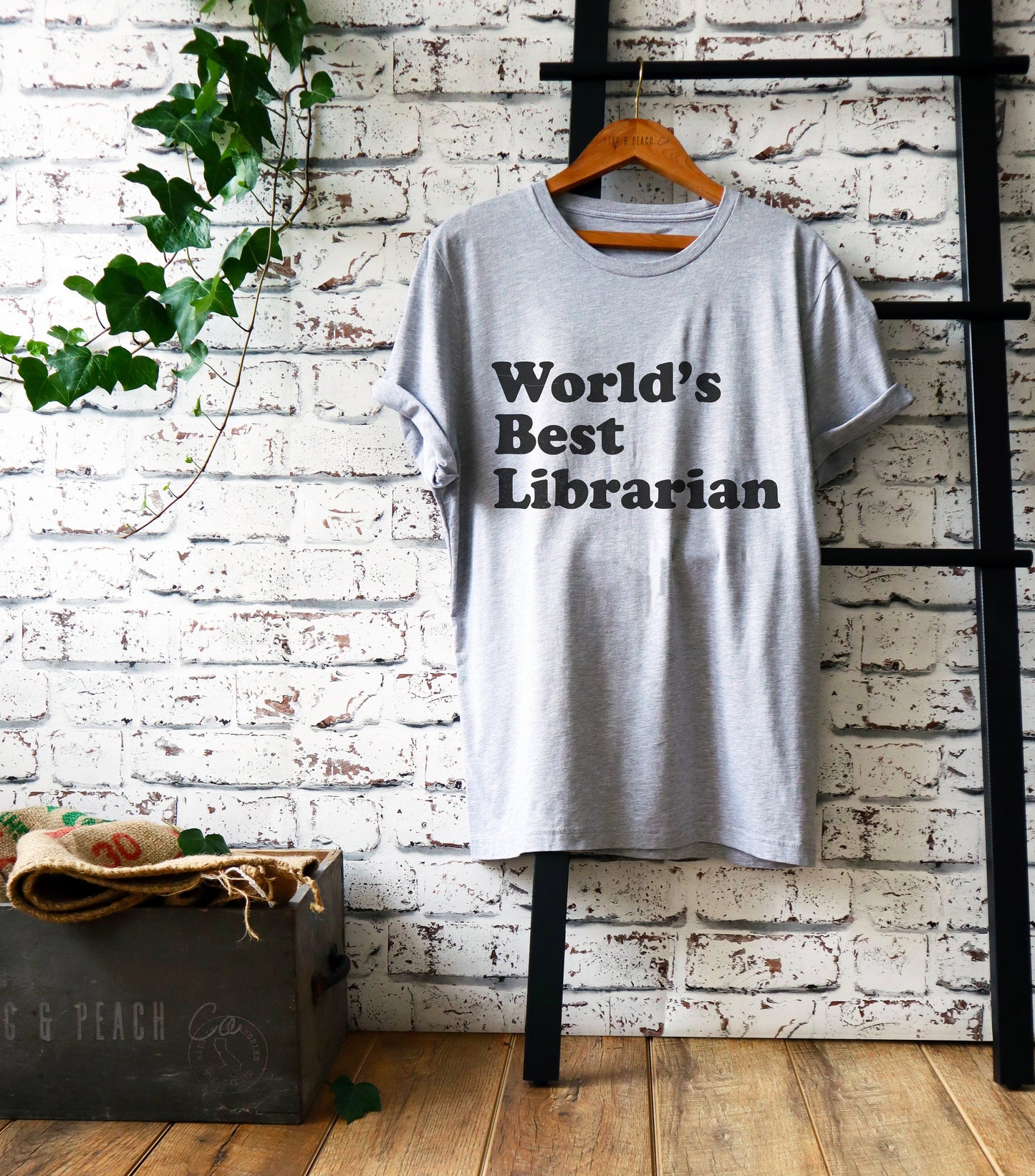 World’s Best Librarian Unisex Shirt - Librarian Shirt, Librarian Gift, Reading Shirts, Book Lover Gift, Book Shirt, School Librarian Gift