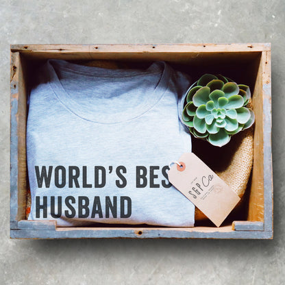 World's Best Husband & Daddy Unisex Shirt- Fathers Day Gift, Gift For Dad, Pregnancy Reveal Shirt, Husband Shirt, Hubby Shirt, New Dad Shirt