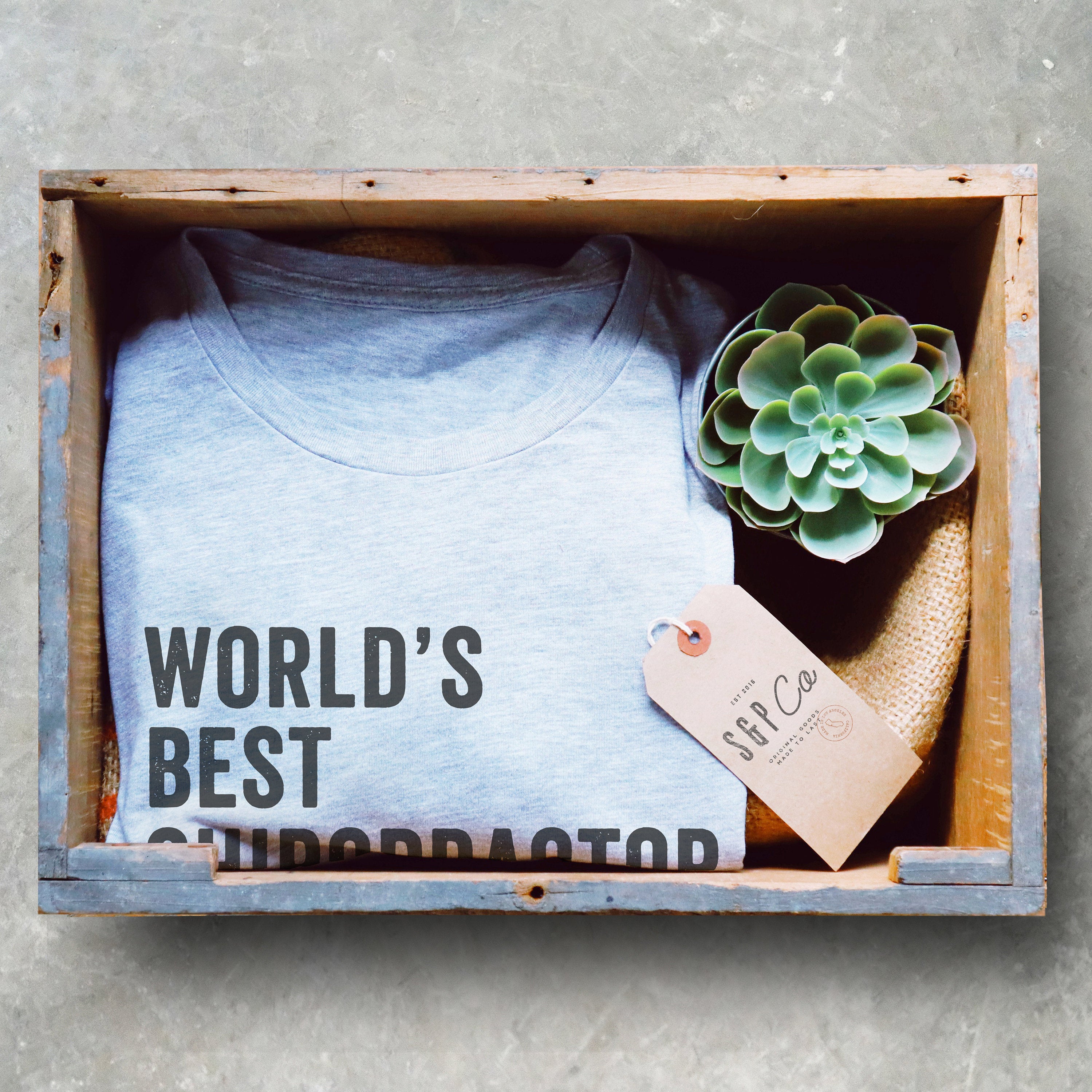 World's Best Chiropractor Unisex Shirt - Chiropractor Shirt, Chiropractor Gift, Chiropractor Student, Chiropractic Gift, Gift For Coworker - Stag & Peach Co