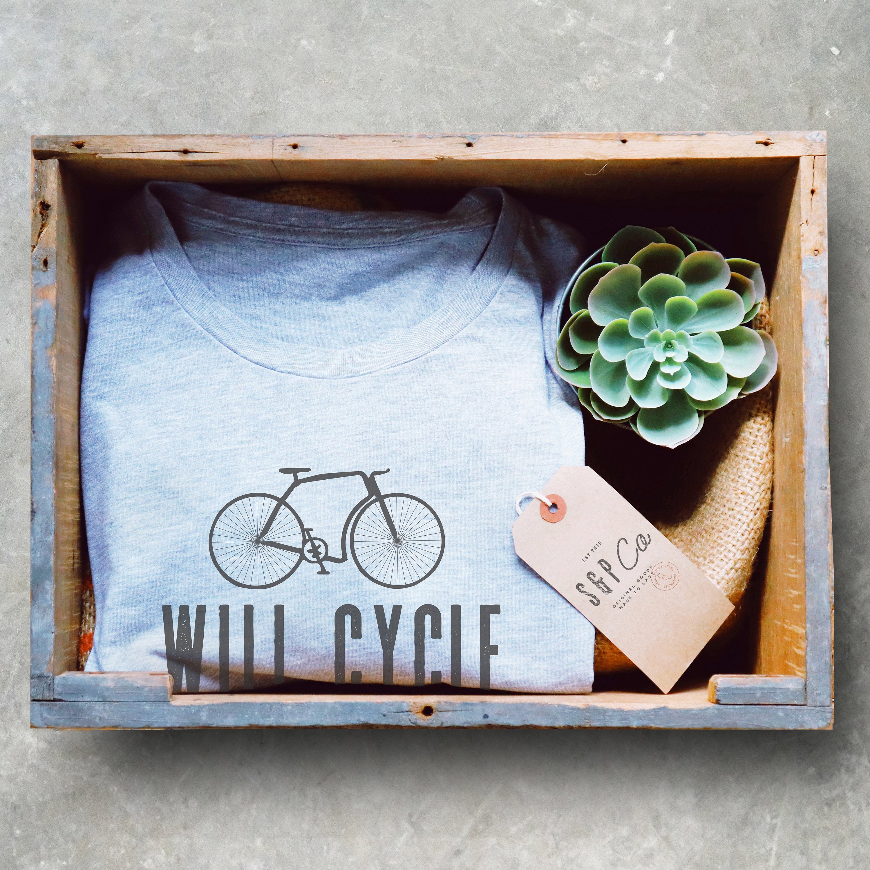 Will Cycle For Wine Unisex Shirt - Triathlon Shirt, Cycling Shirt, Cyclists Gift, Bicycle Shirt, Bicycle Tshirt, Bicycle Lover Gift - Stag & Peach Co