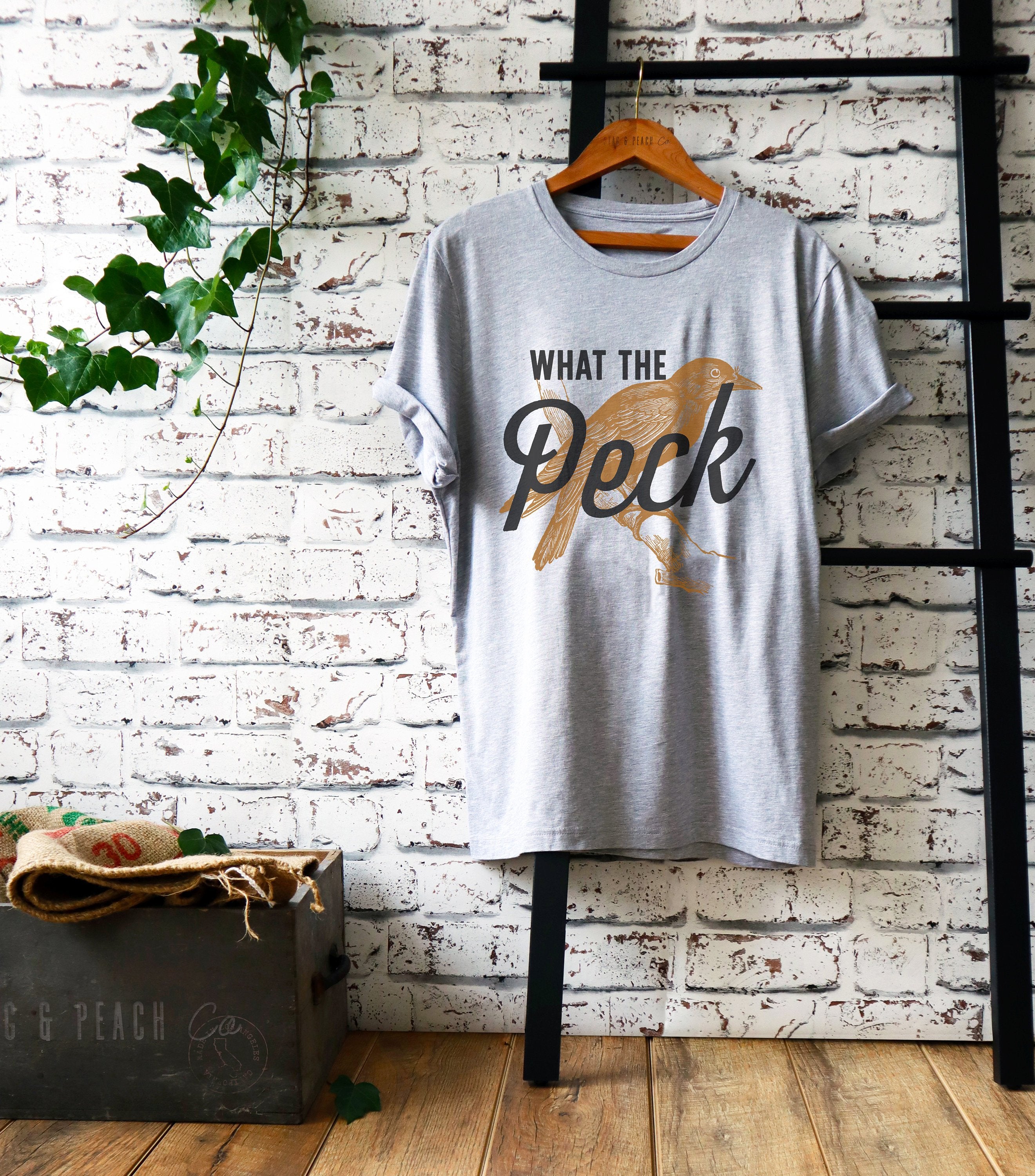 What The Peck Unisex Shirt - Bird Watching Shirt, Bird Watching Gift, Birding Shirt,  Ornithology,  Bird Lover Gift,  Bird Shirt, Birdie