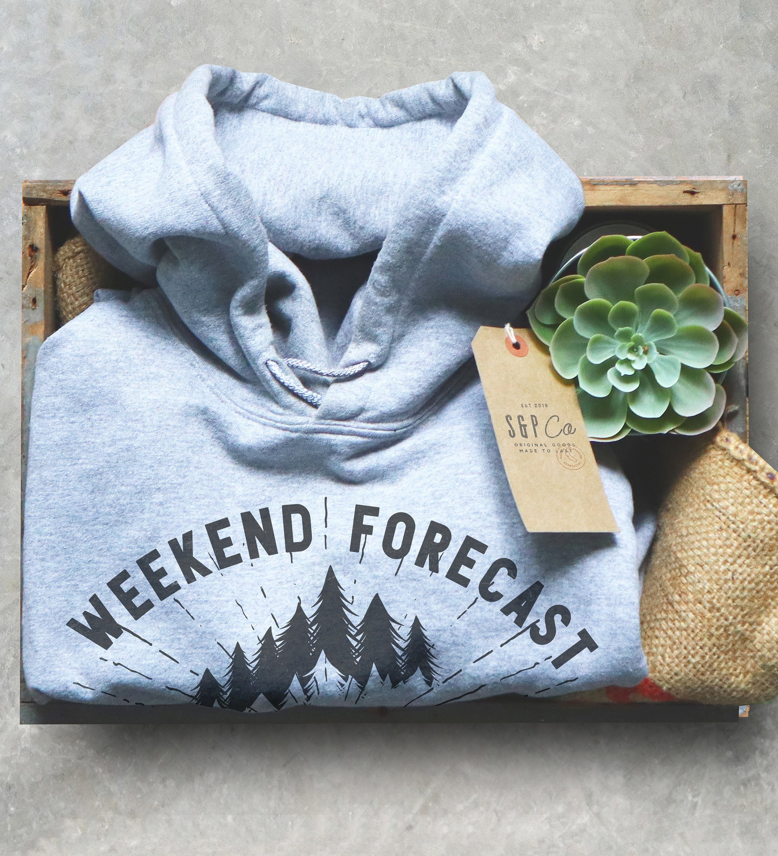 Weekend Forecast Road Trip Hoodie - Road Trip Shirt, Road Trip Gift, Adventure Shirt, RV Shirt, RV Gift, Travel Shirt, Wanderlust Shirt - Stag & Peach Co