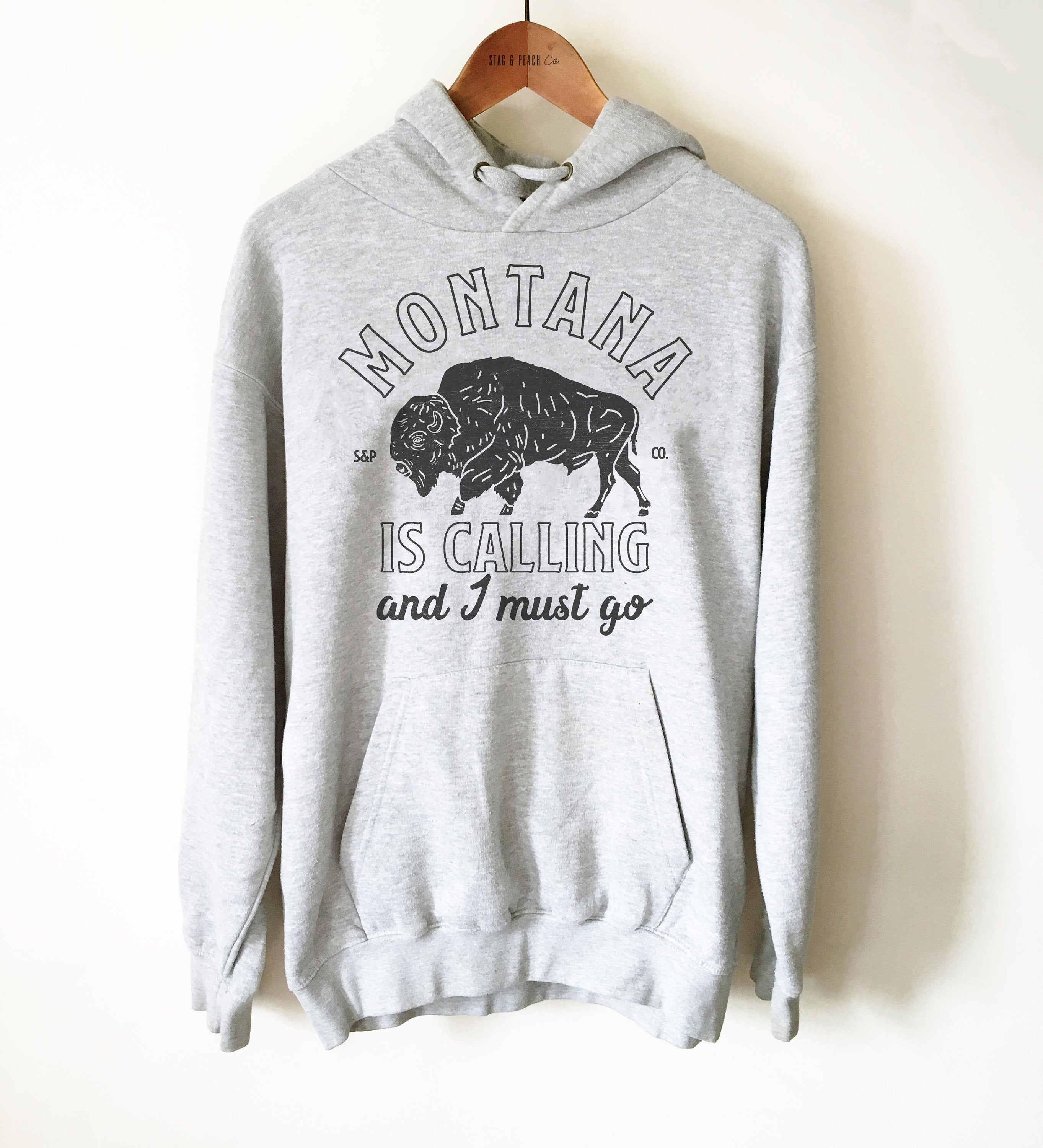 Montana Is Calling Hoodie - Montana - Stag & Peach Co