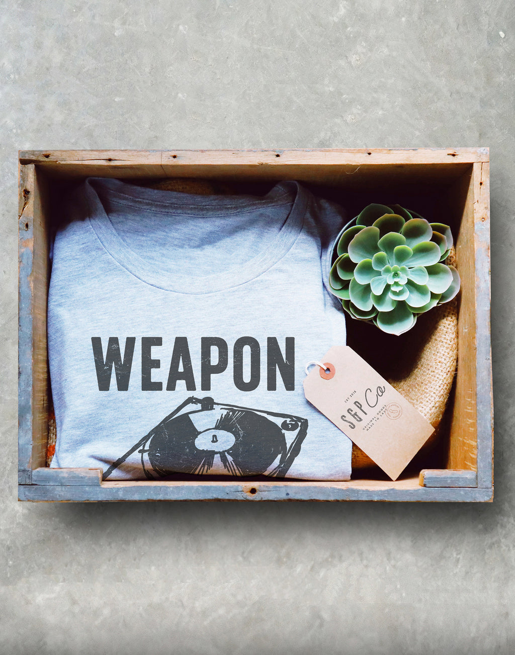 Weapon Of Choice Unisex Shirt - DJ Shirt, DJ Techno TShirts, Disk Jockey Gift, Rave Clothing, Music TShirt, Techno Shirt