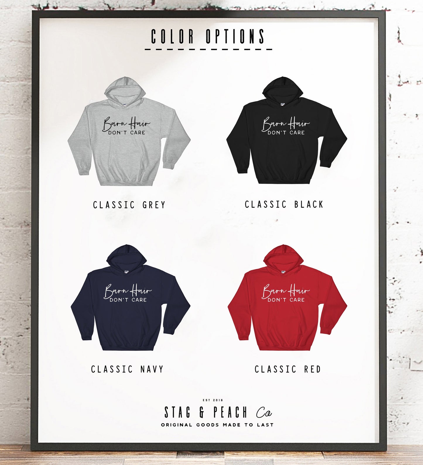 Barn Hair Don't Care Hoodie