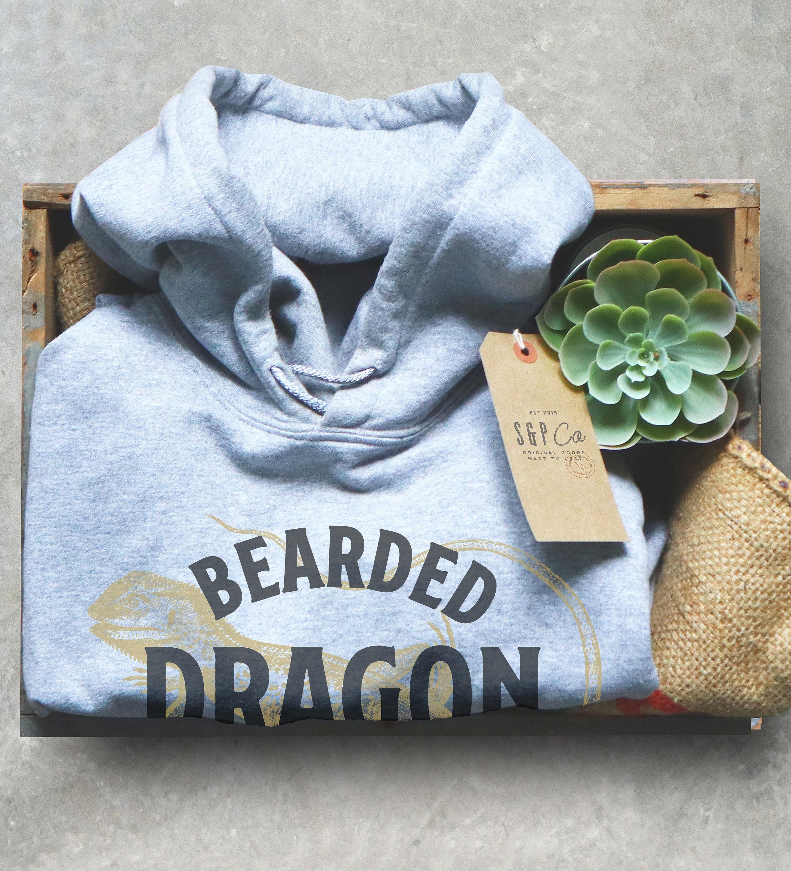 Bearded Dragon Mom Hoodie - Bearded - Stag & Peach Co