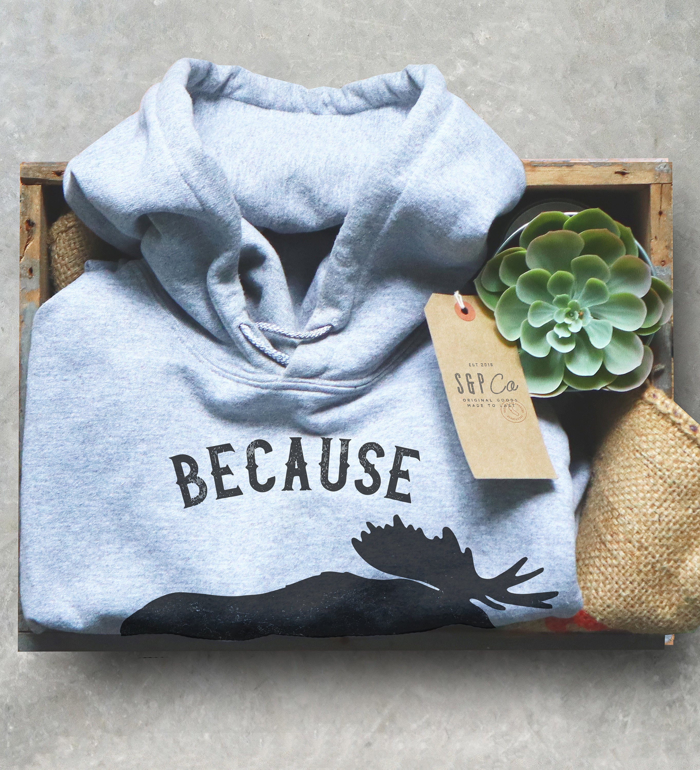 Because Moose Are Freakin’ Awesome Unisex Hoodie - Stag & Peach Co