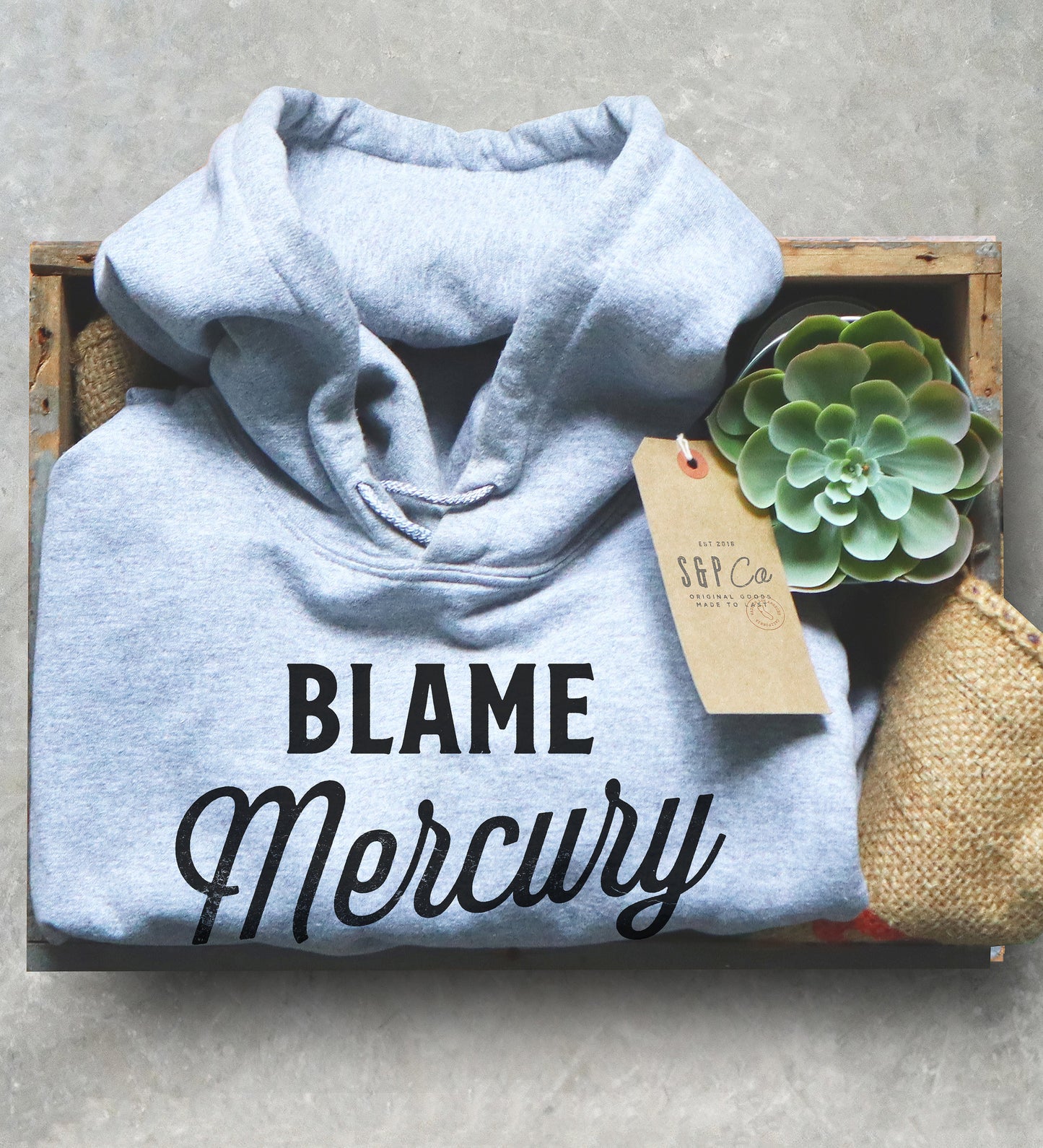 Blame Mercury Retrograde Hoodie - Astrology Shirt, Astrology Gifts, Constellation, Astronomy Gifts, Horoscope, Zodiac Sign, Zodiac Shirt