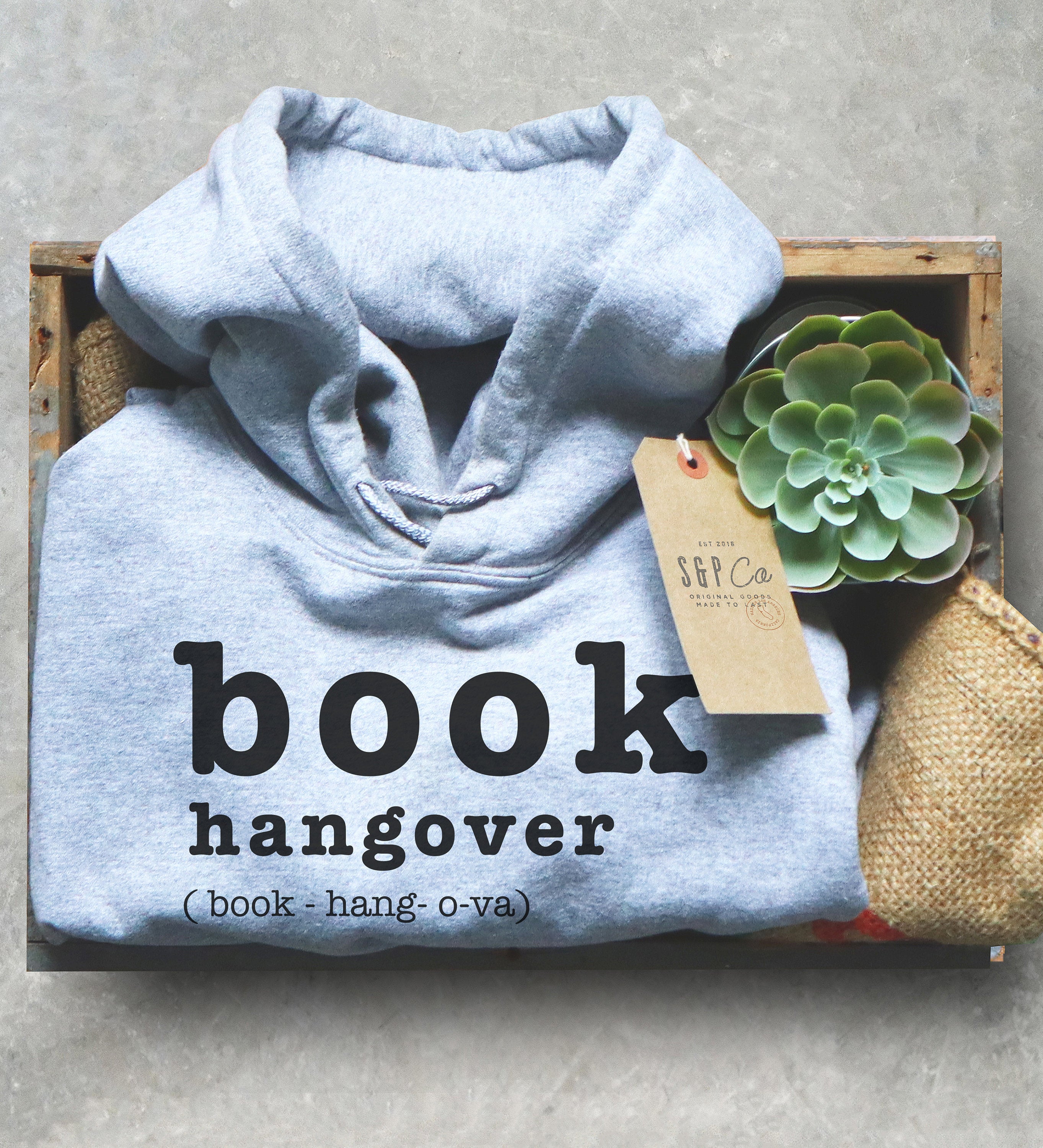 Book Hangover Hoodie - Book Lover Hoodie, Book Lover Gift, Reading Shirt, Book Lover Gifts, Bookworm Gift, Bibliophile Shirt, Reader Shirt - Stag & Peach Co