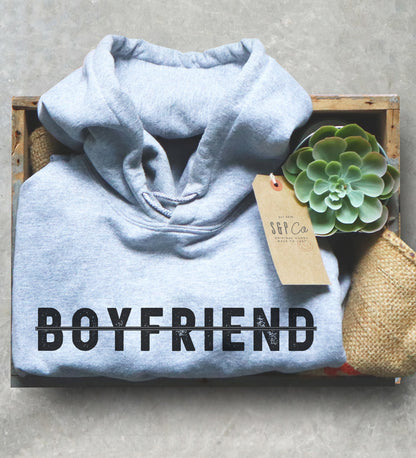 Boyfriend Fiance Hoodie - Fiancee Shirts, Engagement Gift, Fiance Tshirt, Fiancee sweatshirt, Fiance Hoodie, Engagement Party Shirt