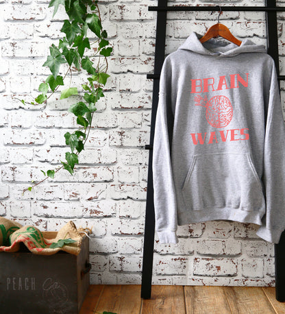 Brain Waves Hoodie - Science hoodie, Science gift, Funny science shirt, Surgeon shirt, Science teacher gift, Surgeon gift, Geek shirt