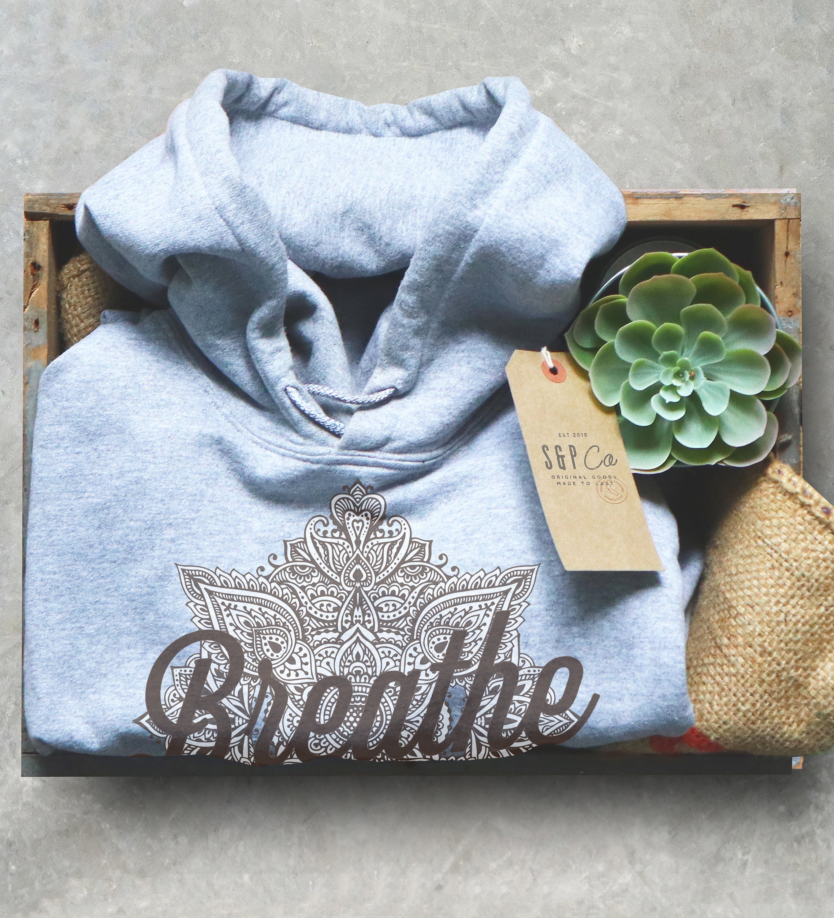 Breathe Hoodie - Pilates Hoodie, Pilates Shirt, Pilates Gift, Mindful Shirt, Mindful Gift, Mindfulness Shirt, Mindfulness Gift