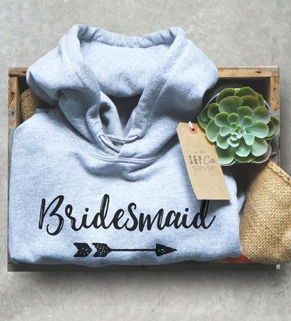 Bridesmaid Hoodie - Bachelorette Party, Bridesmaid Shirts, Bachelorette Shirt, Bridal Party Shirts, Team Bride Shirts, Bachelorette Hoodie