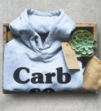 Carb So Hard Hoodie - Foodie Gift, Food TShirt, Junk Food Shirt, Love Carbs, Feed Me Carbs, Pizza Lover Shirt, Food Lover Shirt, Heart Carbs - Stag & Peach Co