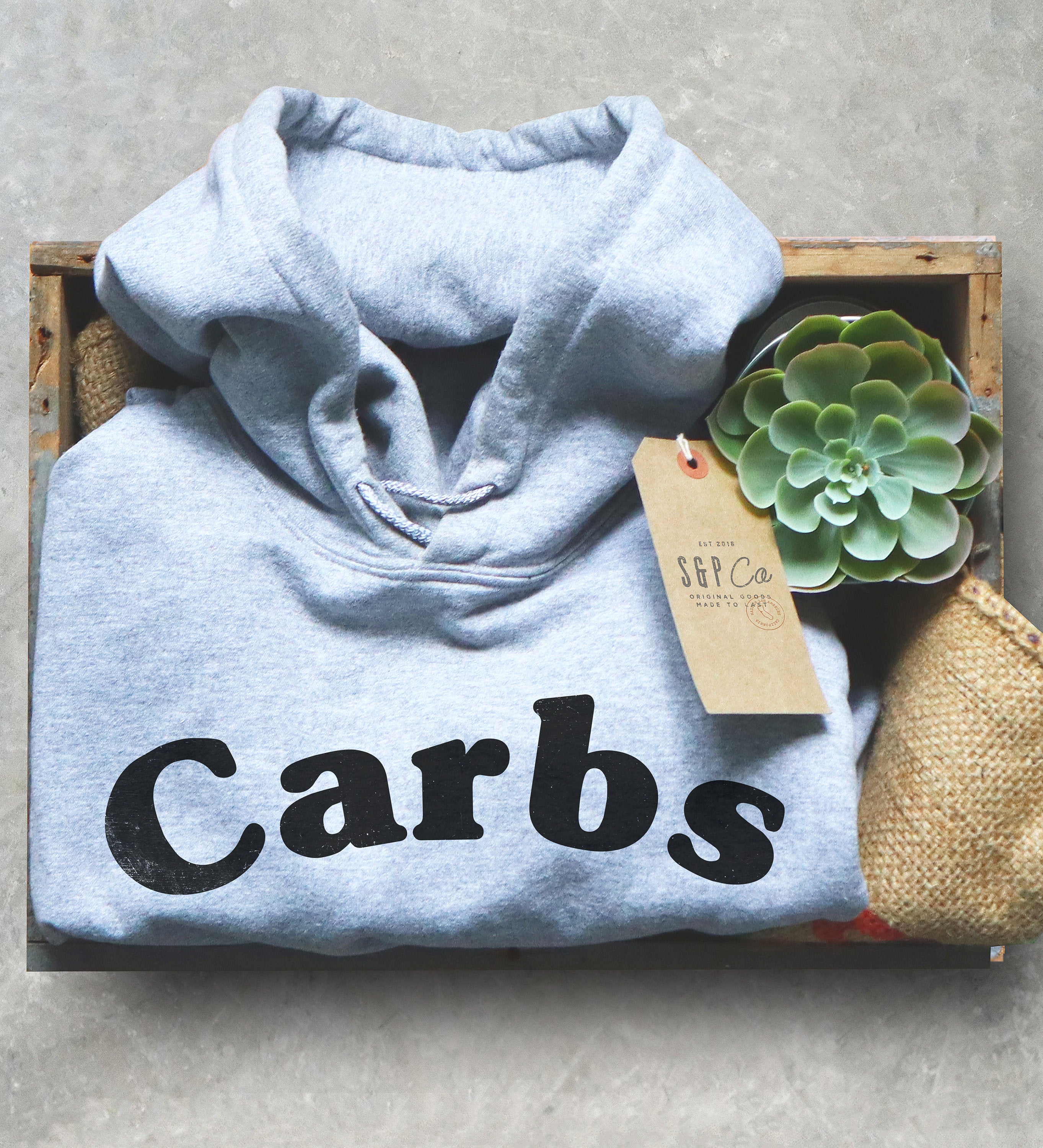 Carbs Hoodie - Foodie Shirt, Foodie Gift, Funny Food Gift, Food Lover Gift, Bread Shirt, Baker Shirt, Chef Shirt, Carbs Shirt, Pasta Shirt - Stag & Peach Co