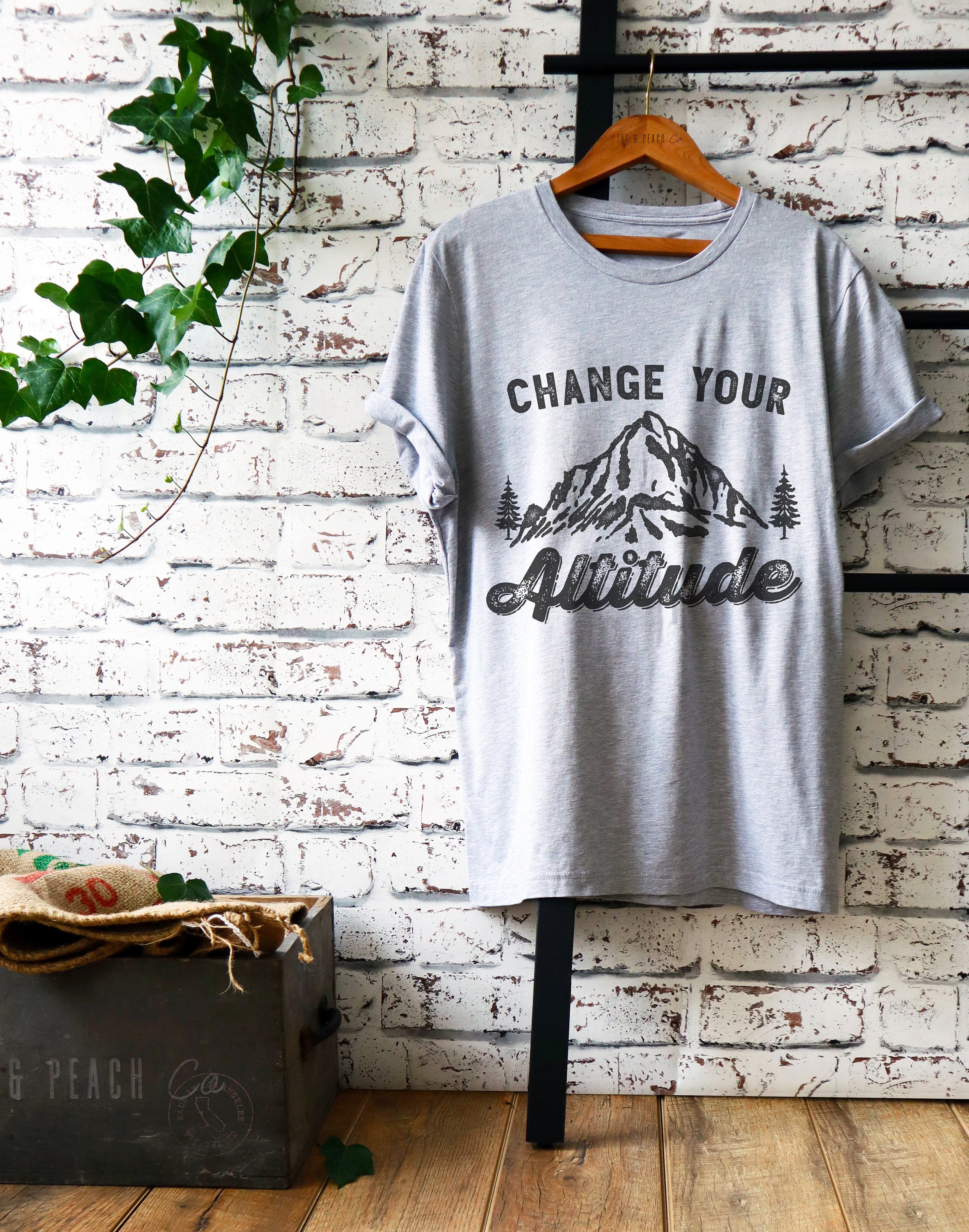 Change your Altitude Unisex Shirt - Hiking Shirts Women, Camping Shirt, Adventure Shirt, Mountain Shirt, Nature Lover Gift