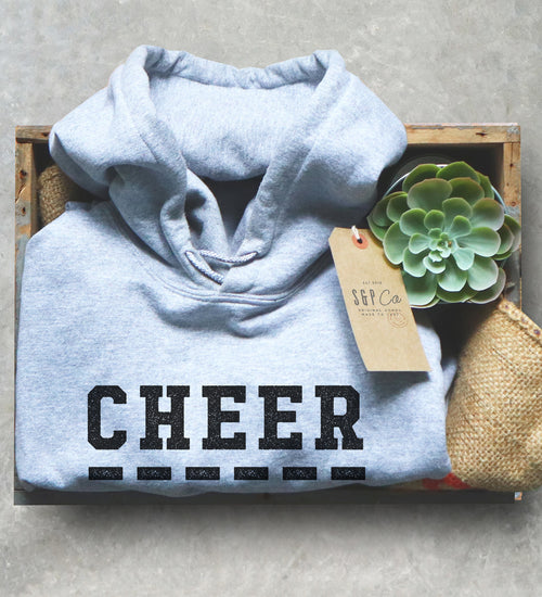 Cheer Sister Hoodie - Cheerleading Gifts, Cheer Sister Shirt, Cheer Shirt, Cheerleading Sister, Cheer Gift, Big Sister Shirt, Gameday Shirt - Stag & Peach Co