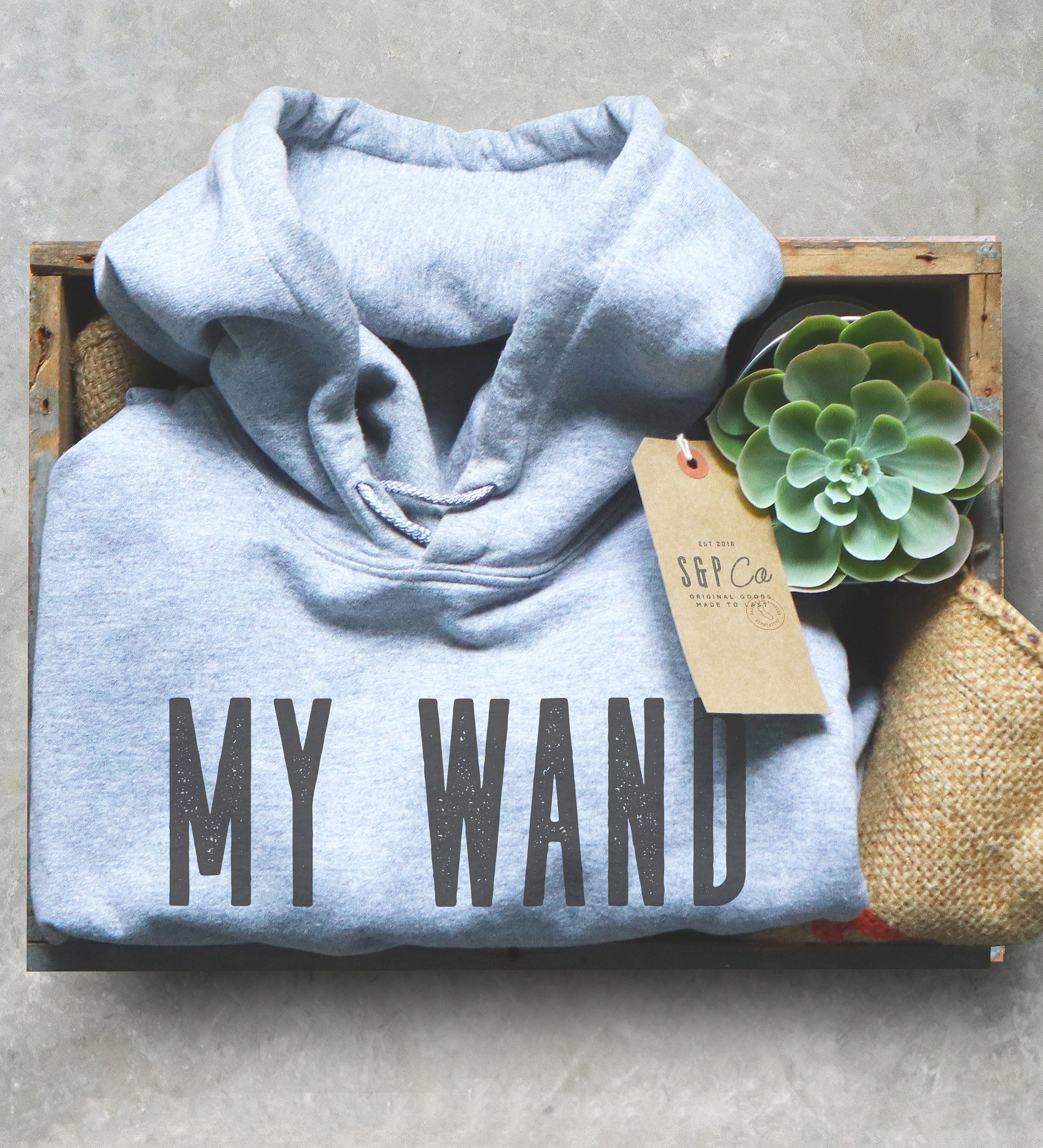 My Wand (Paintbrush) Chose Me Hoodie - Artist shirt, Artist gift, Art Teacher Shirt, Painter Shirt, Graffiti artist, Gift for painter - Stag & Peach Co