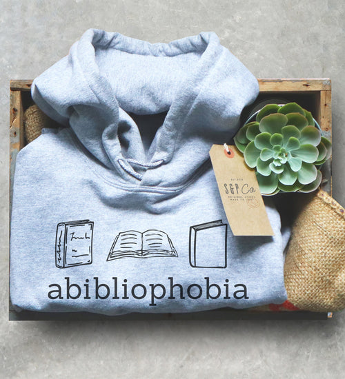 Abibliophobia Hoodie - Stag & Peach Co