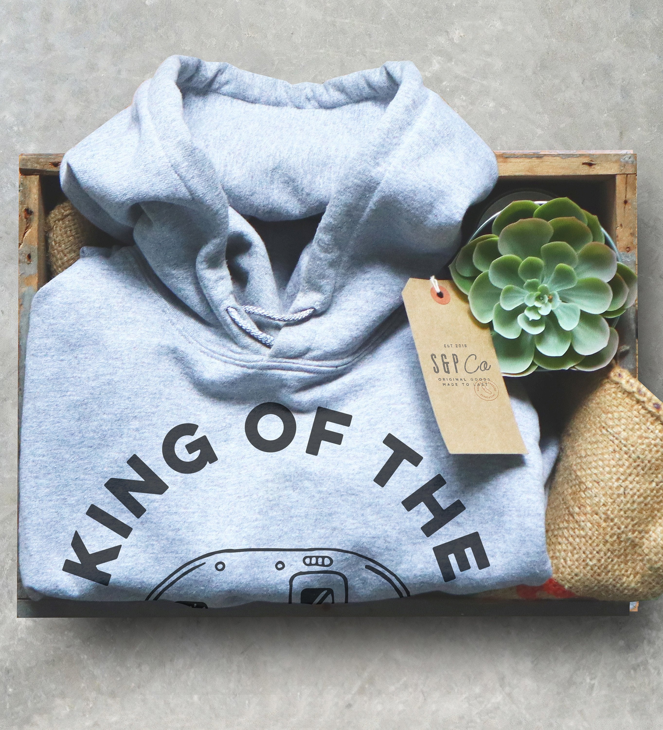 King Of The RV Hoodie - Camping Sweatshirt, RV Gift, Camper Shirt, RV Shirts, Gift For Husband, Dad, Boyfriend, Outdoorsy Shirt