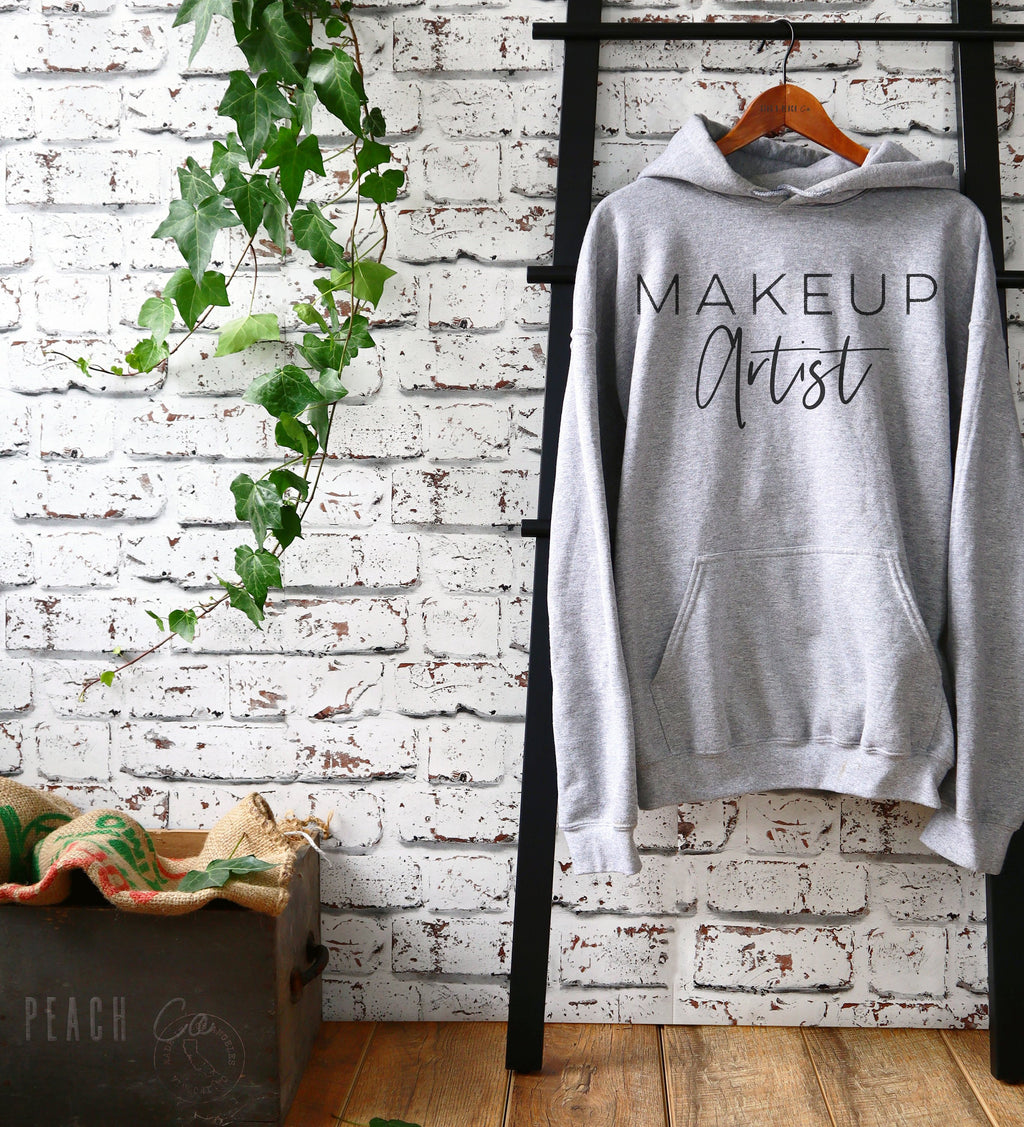 Makeup Artist Hoodie - Mascara T-Shirt, Lipstick T Shirt, Makeup Shirt, Muscles And Mascara, Lash Lipstick Shirt, Makeup Artist Shirt - Stag & Peach Co