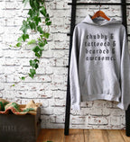 Chubby Tattooed Bearded Awesome Hoodie - Tattoo Artist Gifts, Tattoo TShirt, Tattoo Gifts, Tattoo Shirt, Beard Shirt, Hipster Shirt