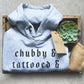 Chubby Tattooed Bearded Awesome Hoodie - Tattoo Artist Gifts, Tattoo TShirt, Tattoo Gifts, Tattoo Shirt, Beard Shirt, Hipster Shirt