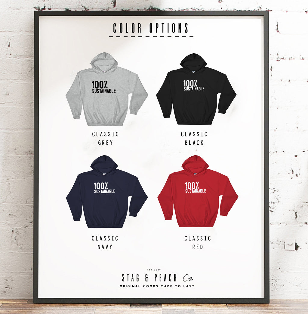 100% Sustainable Hoodie - Stag & Peach Co