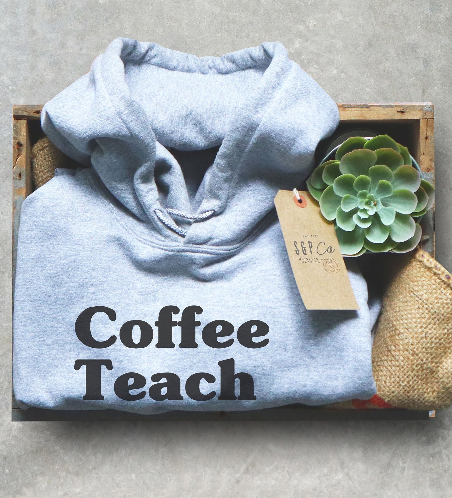 Coffee Teach Grade Repeat Hoodie - Teacher life shirt, Teacher hoodie, Teacher appreciation, Funny teacher shirt, Teacher gift