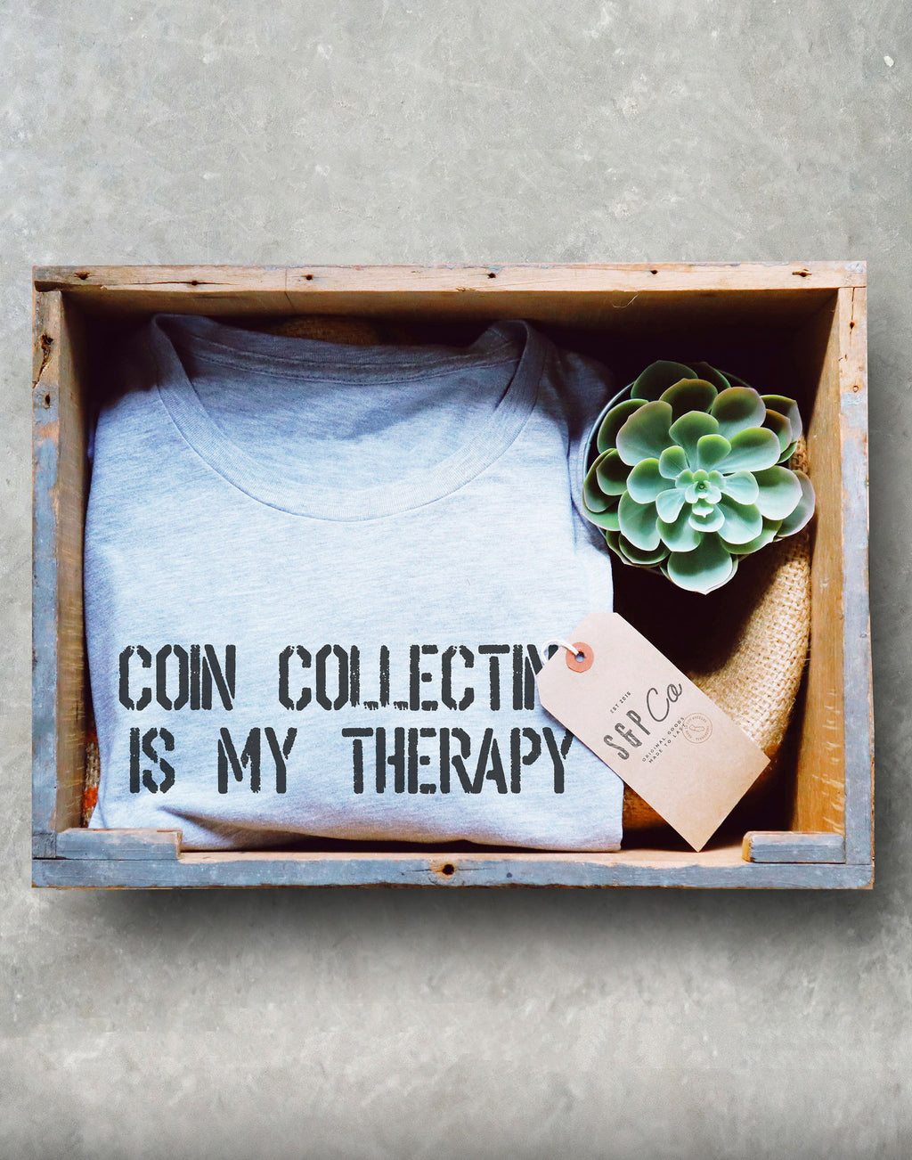 Coin Collecting Is My Therapy Unisex Shirt - Numismatist Shirt, Coin Collecting Shirt, Coin Collector Gift, Collector Gift, Retirement Shirt