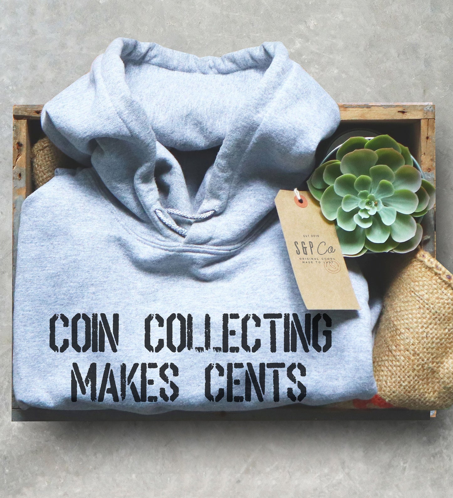 Coin Collecting Makes Cents Hoodie - Coin Collecting Shirt, Coin Collector Gift, Collector Gift, Hobbie Shirt, Retirement Shirt