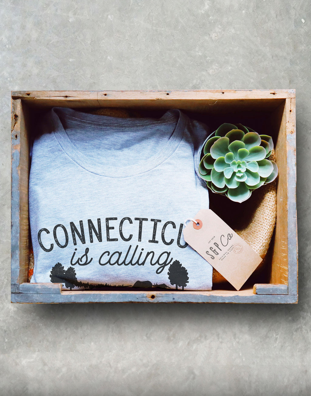 Connecticut Is Calling And I Must Go Unisex Shirt - Connecticut Shirt, Connecticut Gift, State Shirt, Connecticut Pride, New England Shirt - Stag & Peach Co