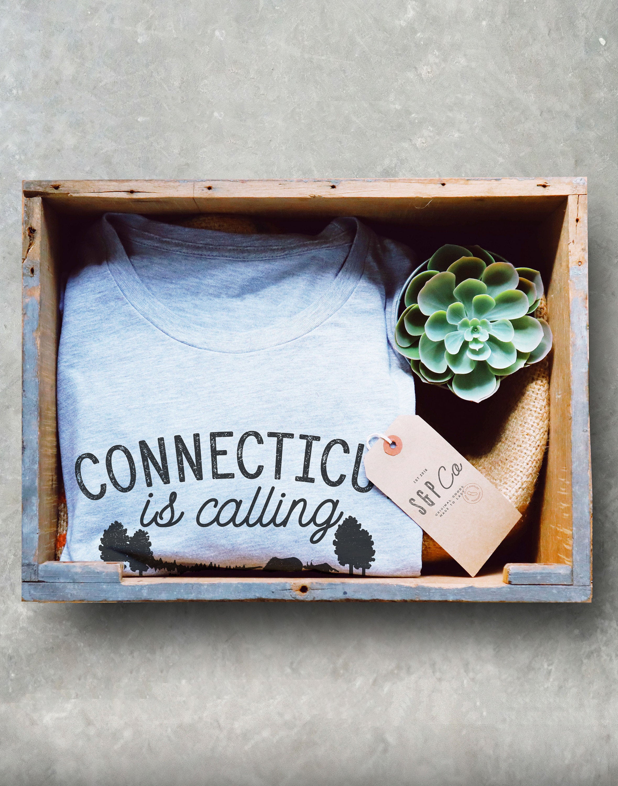 Connecticut Is Calling And I Must Go Unisex Shirt - Connecticut Shirt, Connecticut Gift, State Shirt, Connecticut Pride, New England Shirt