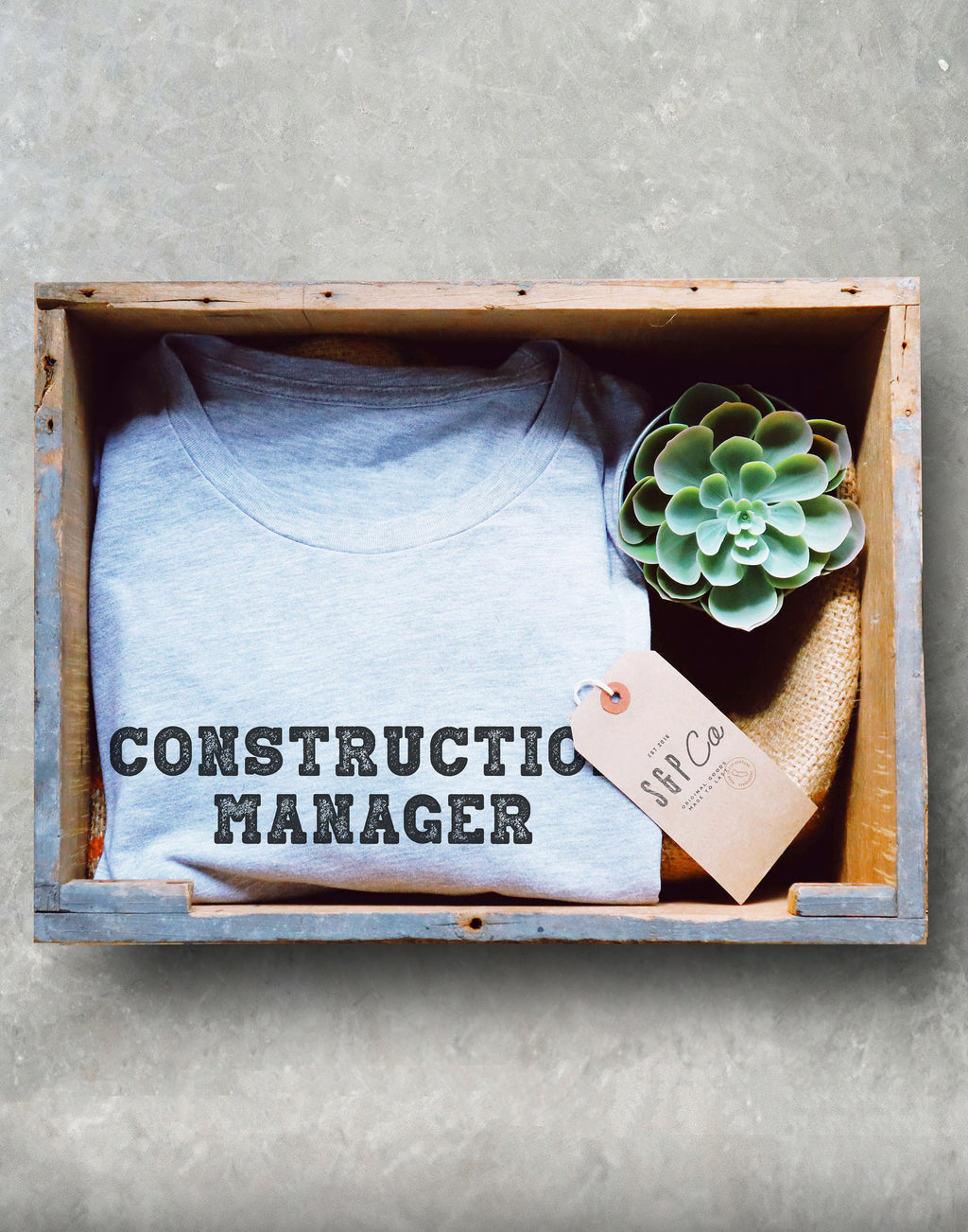 Construction Manager Unisex Shirt - Construction Shirt, Contractor Shirt, Construction Party, Builder Shirt, Fathers Day Shirt, Demolition - Stag & Peach Co